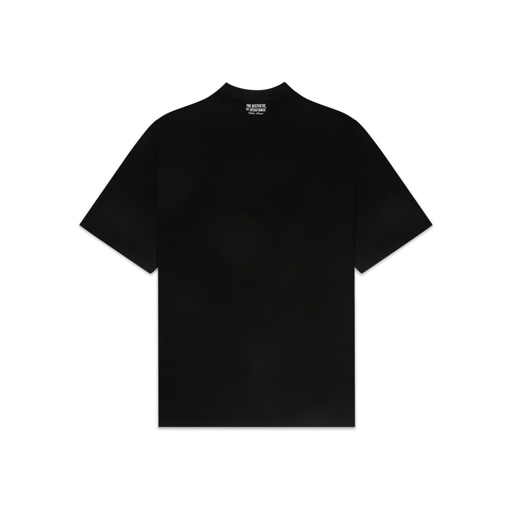Brutalist Reversible Tee Black