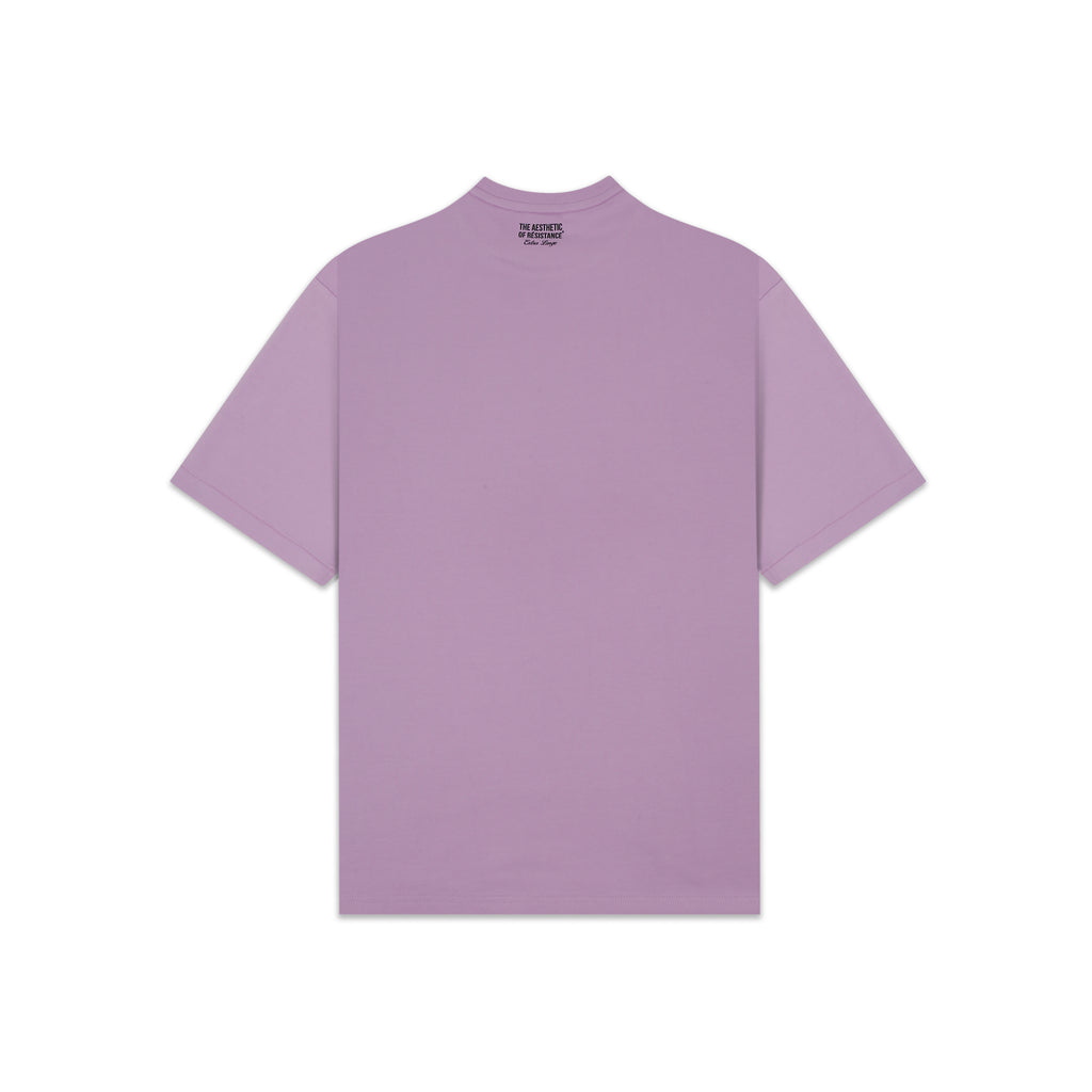 Brutalist Reversible Tee Lavender