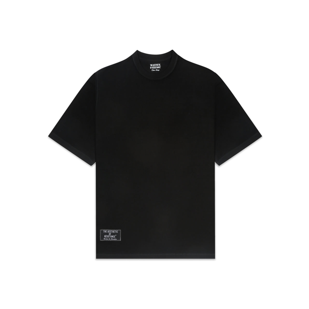 Brutalist Reversible Tee Black