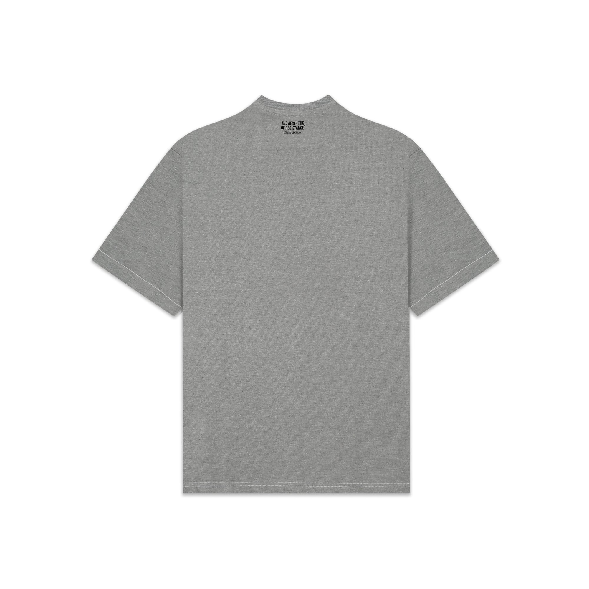 Brutalist Reversible Tee Raw Grey
