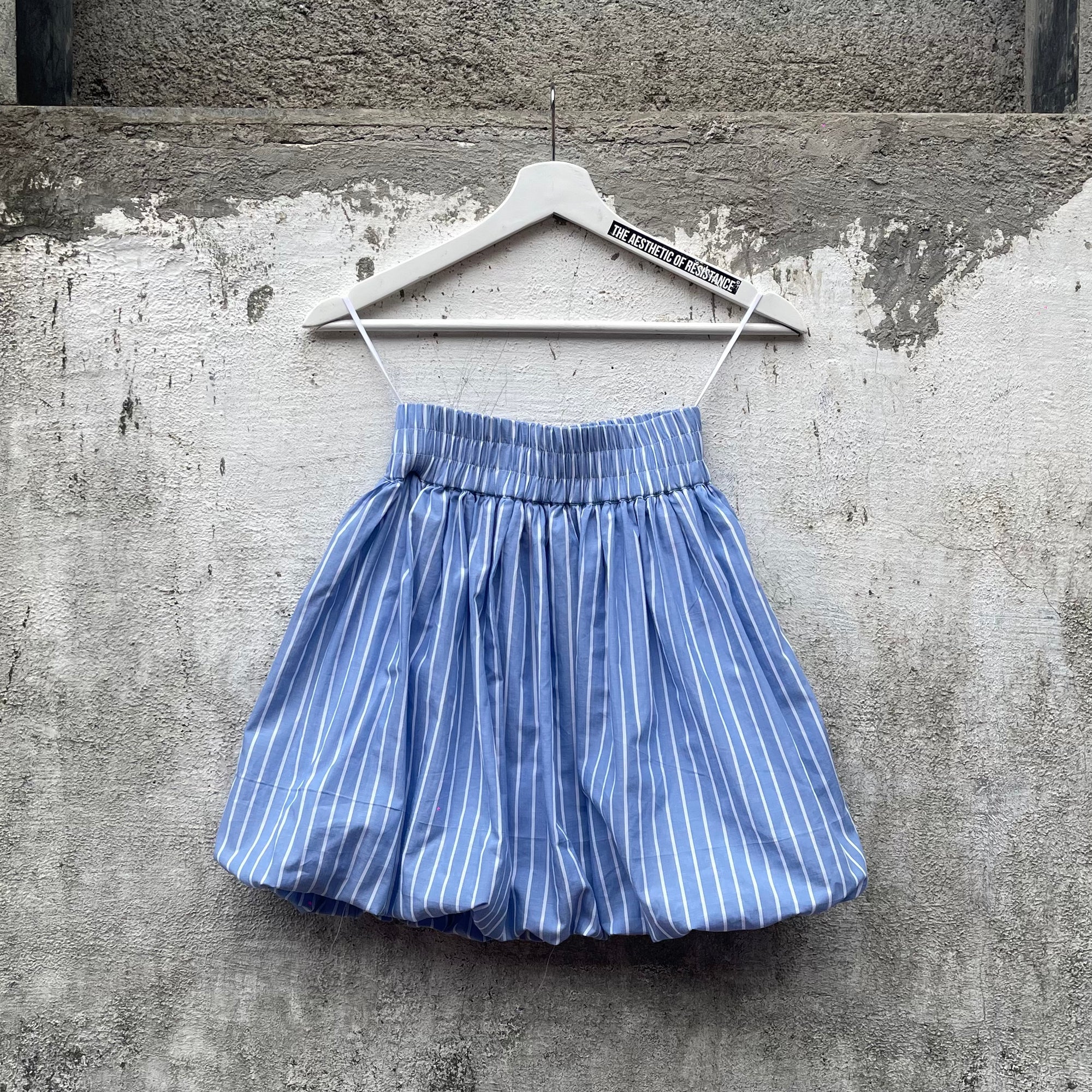 PINSTRIPE BUBBLE SKIRT