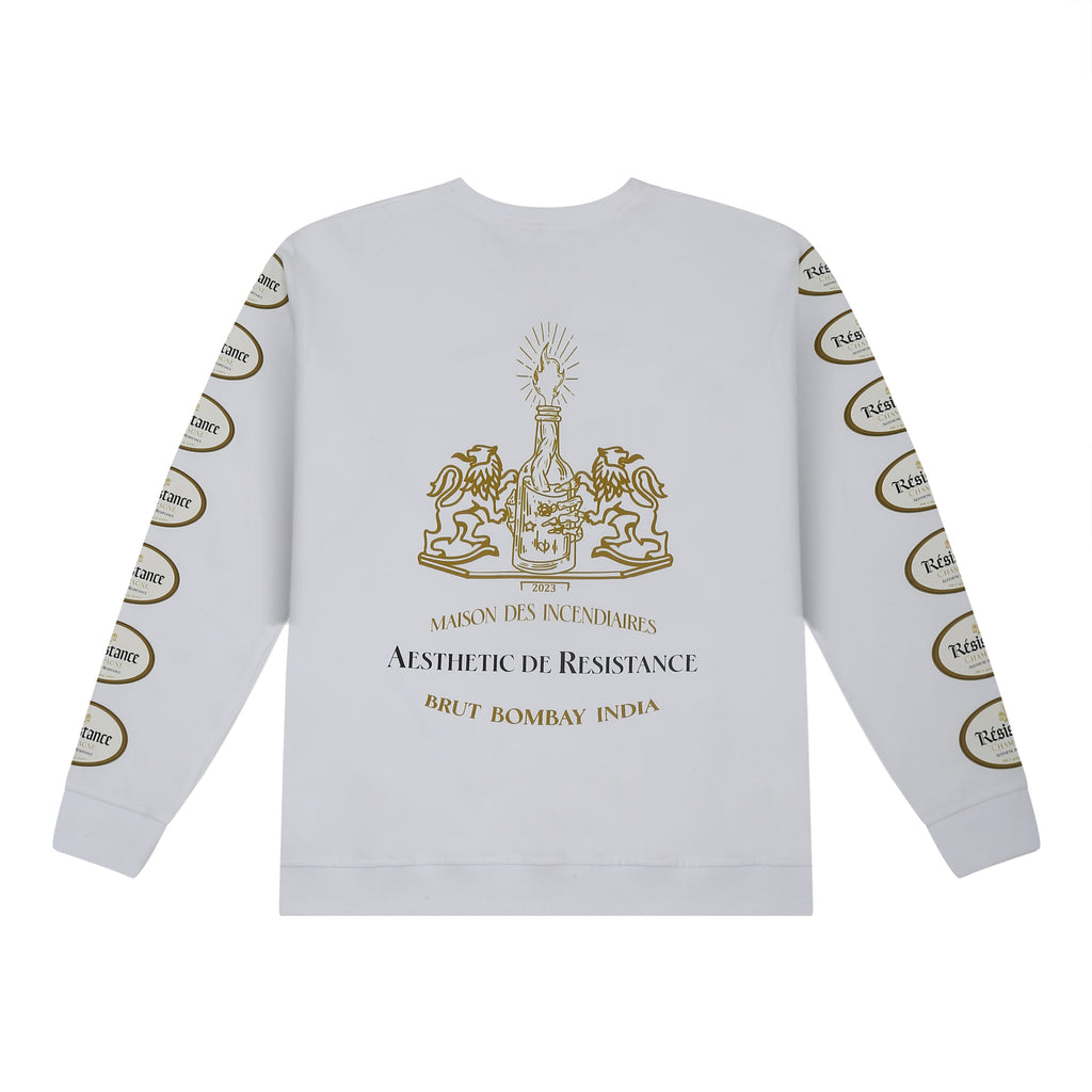 Résistance Sweatshirt Blanc White