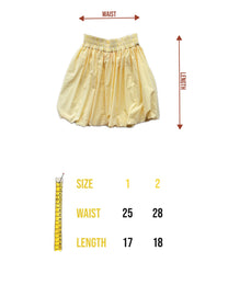 PINSTRIPE BUBBLE SKIRT