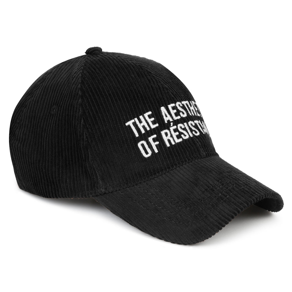 Corduroy Cap Black