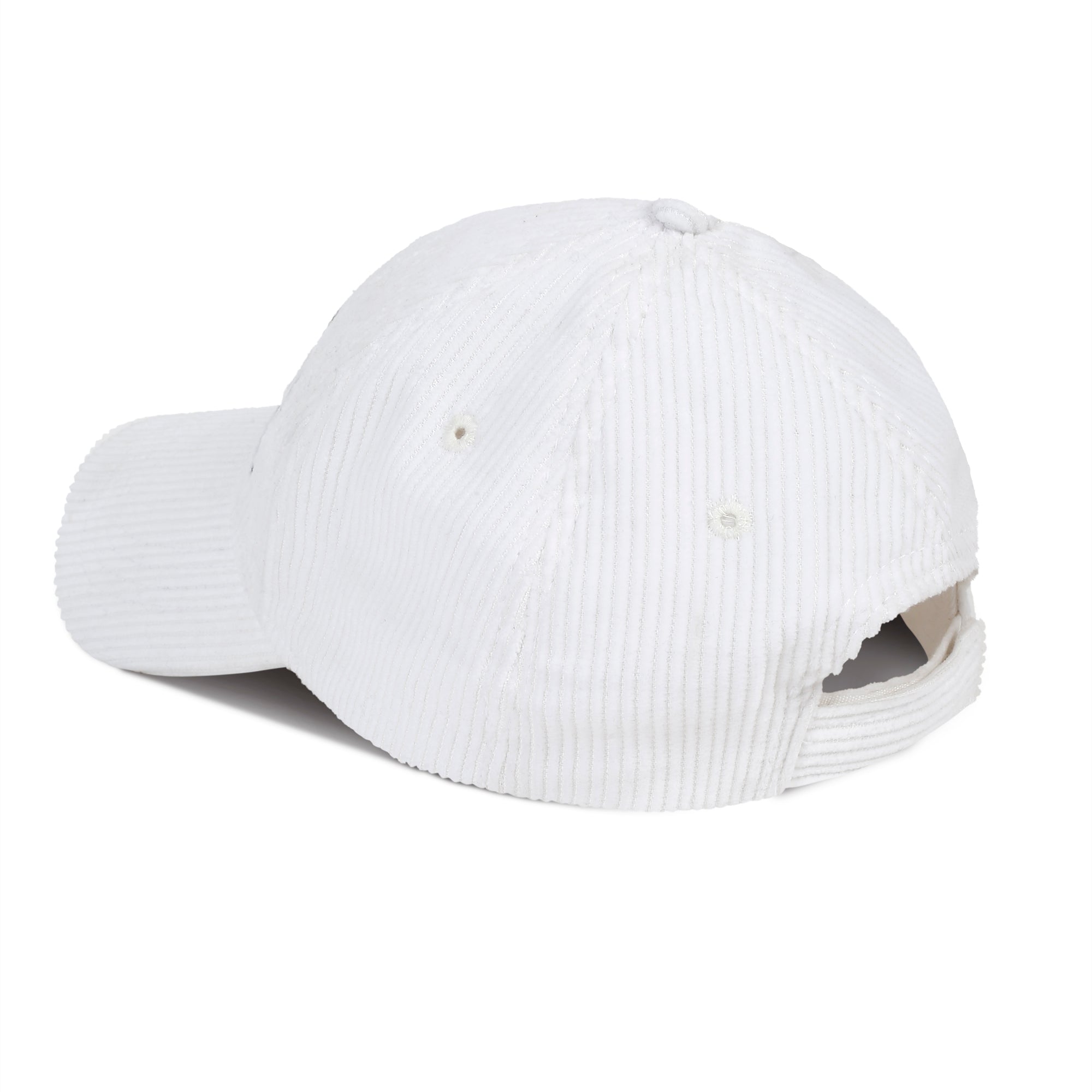 Corduroy Cap White