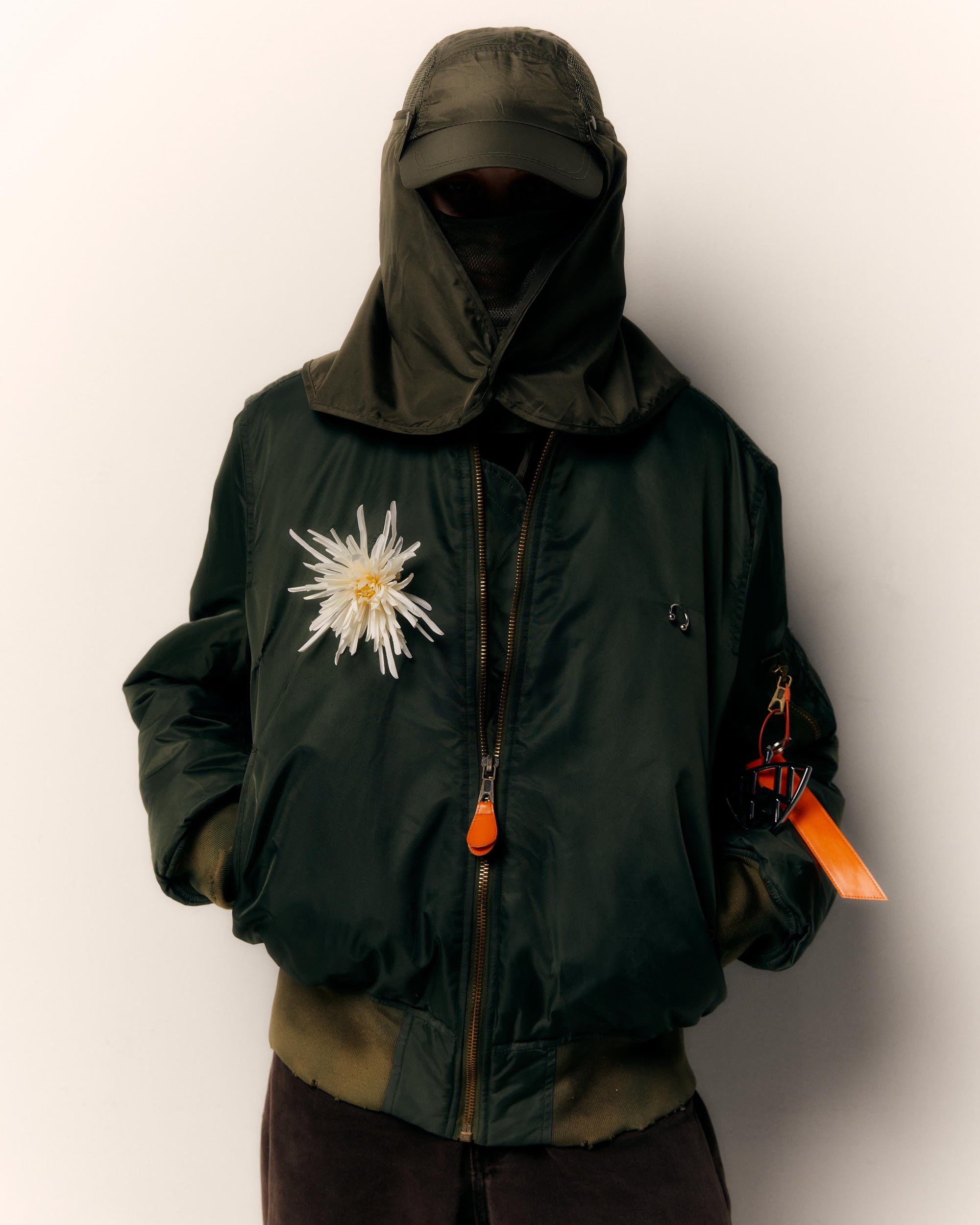 Vandalist Bomber Jacket in Landmine Green